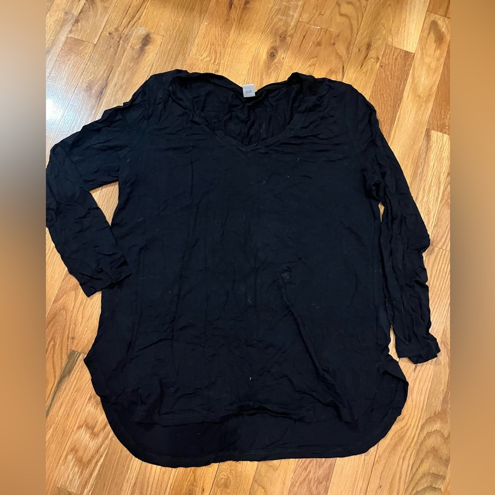 Old Navy Women's Black Long Sleeve Top